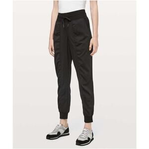 Lululemon Pants Women 10 Black Dance Studio Jogger Athletic Sporty Travel Active